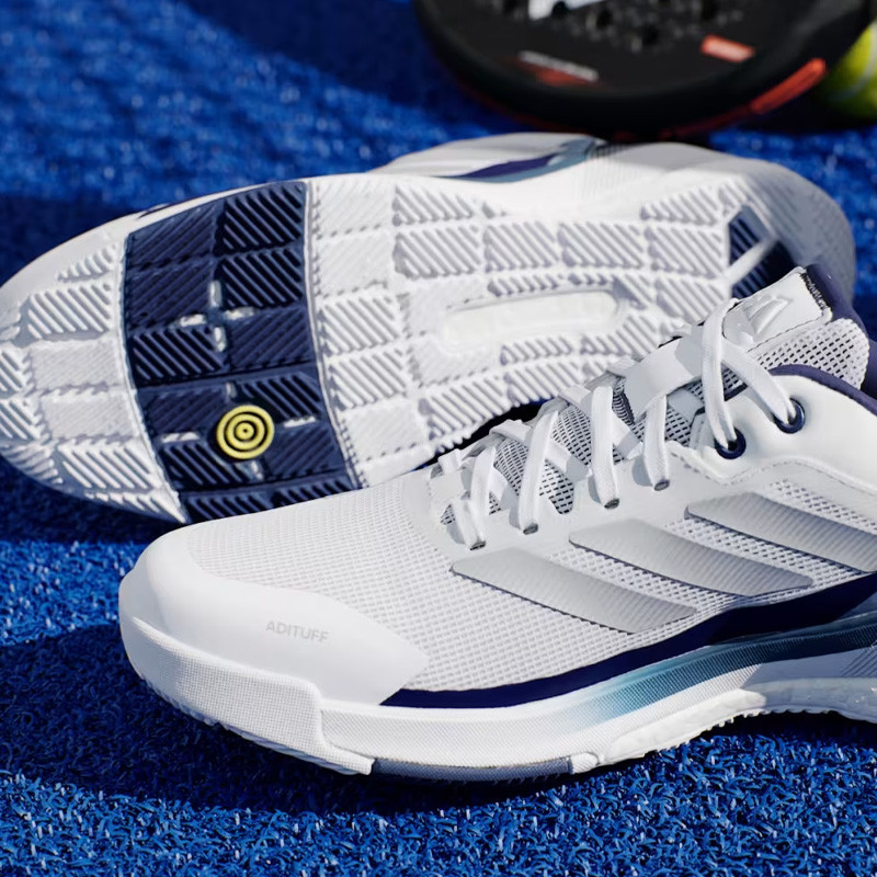 Adidas Crazyquick Boost blanc et bleu