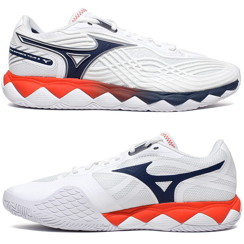 Mizuno Enforce Tour 2 AC Blanc/Bleu/Rouge