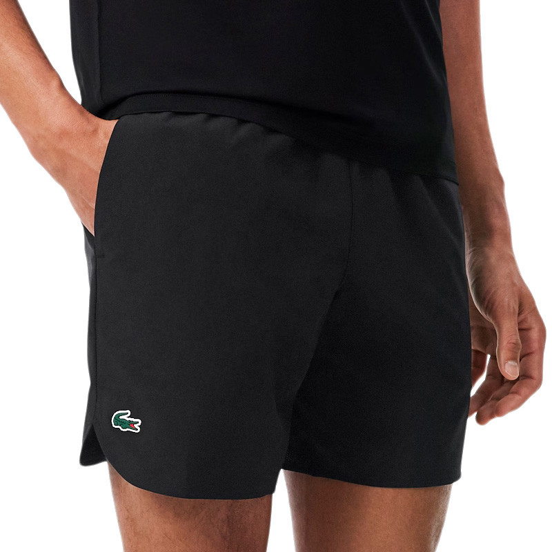 Short de tennis Lacoste x Novak Djokovic On Court homme Noir