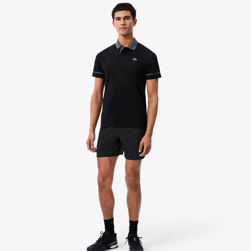 Short de tennis Lacoste x Novak Djokovic On Court homme Noir