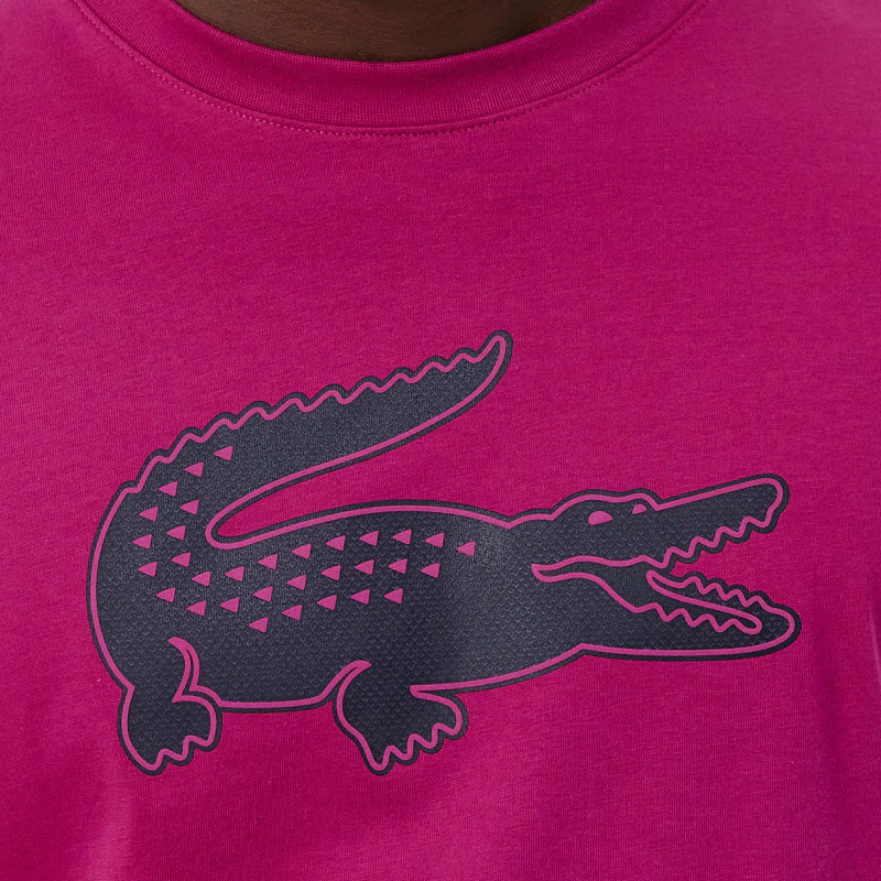 T-shirt Lacoste homme Sport Ultra Dry logo XXL - Coloris Fuchsia