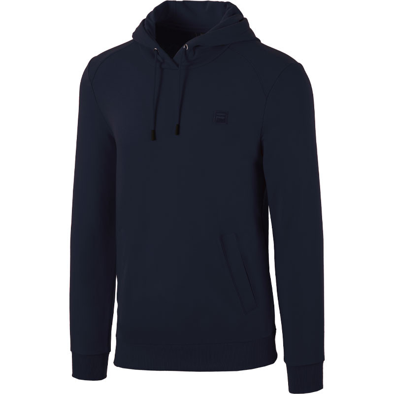 Sweat capuche Fila Roy unisexe bleu marine