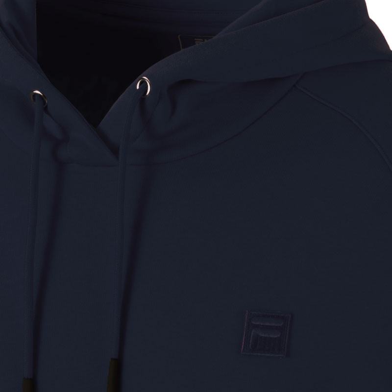 Sweat capuche Fila Roy unisexe bleu marine