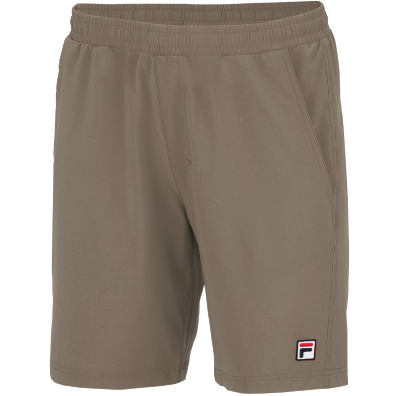 Short de tennis homme Fila Santana, coloris marron
