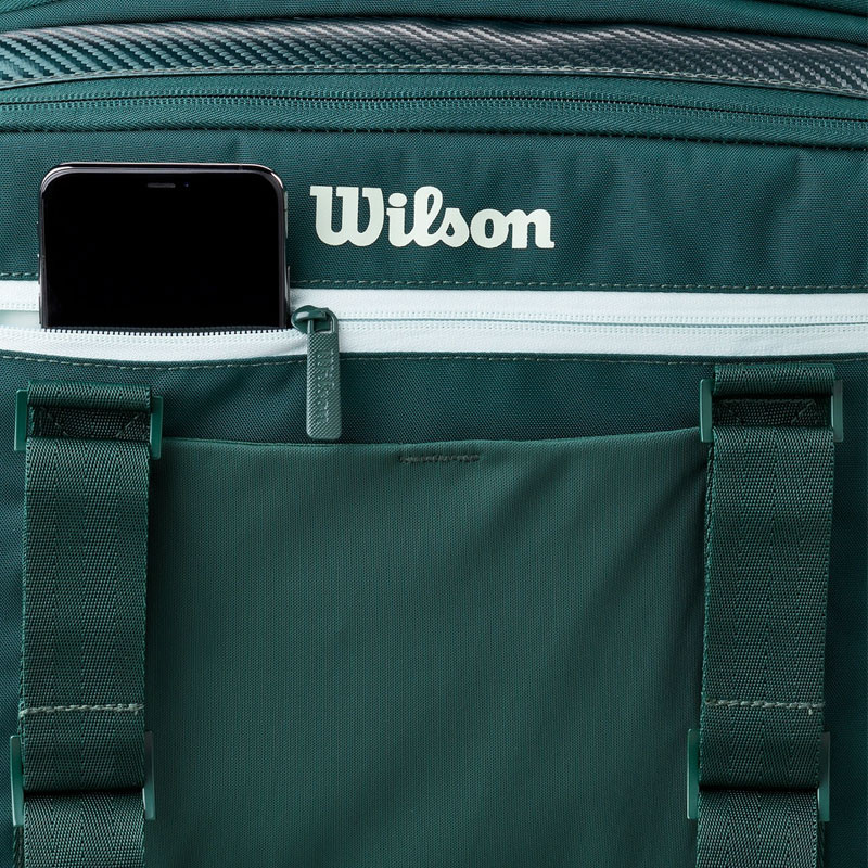 Sac de tennis Wilson Blade V10 Small Duffel Vert, Sac week-end compact