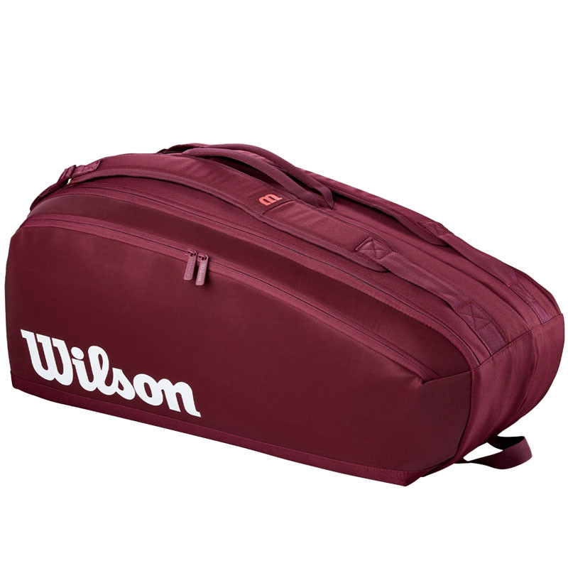 Sac de tennis Wilson Super Tour Defyer 9 Pack Bordeaux