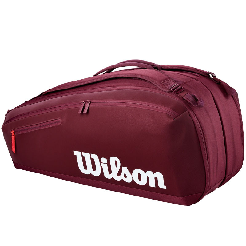 Sac de tennis Wilson Super Tour Defyer 9 Pack Bordeaux