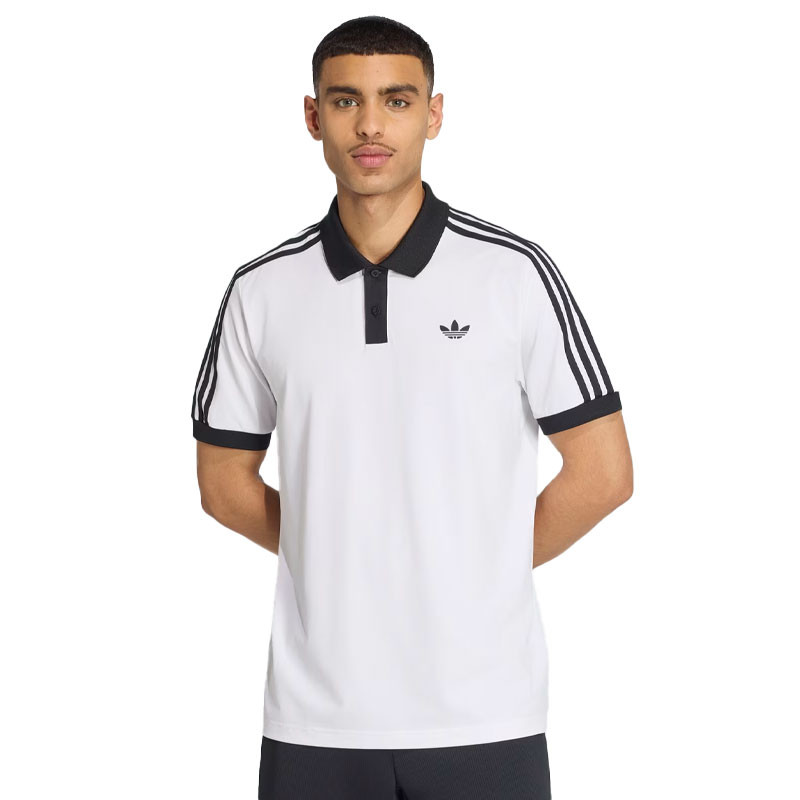 Polo de Tennis Homme Adidas Heritage Legend Classics blanc et noir