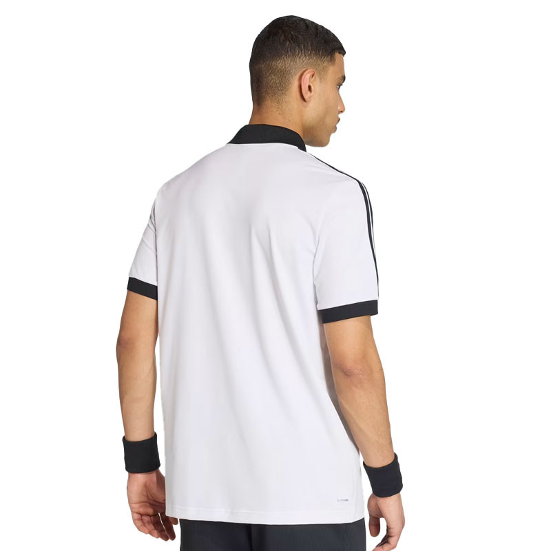 Polo de Tennis Homme Adidas Heritage Legend Classics blanc et noir