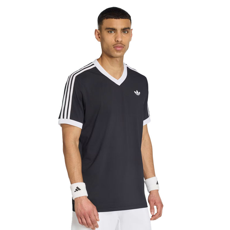 Tee-shirt de Tennis Adidas Heritage Legend Classics noir-blanc