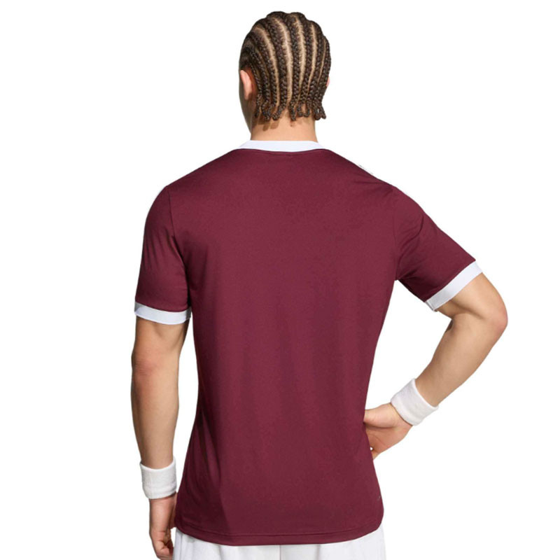 Tee-shirt de Tennis Adidas Heritage Legend Classics bordeaux