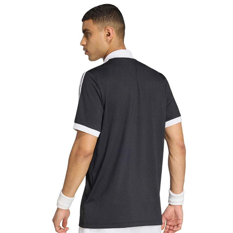 Polo de Tennis Homme Adidas Heritage Legend Classics noir-blanc