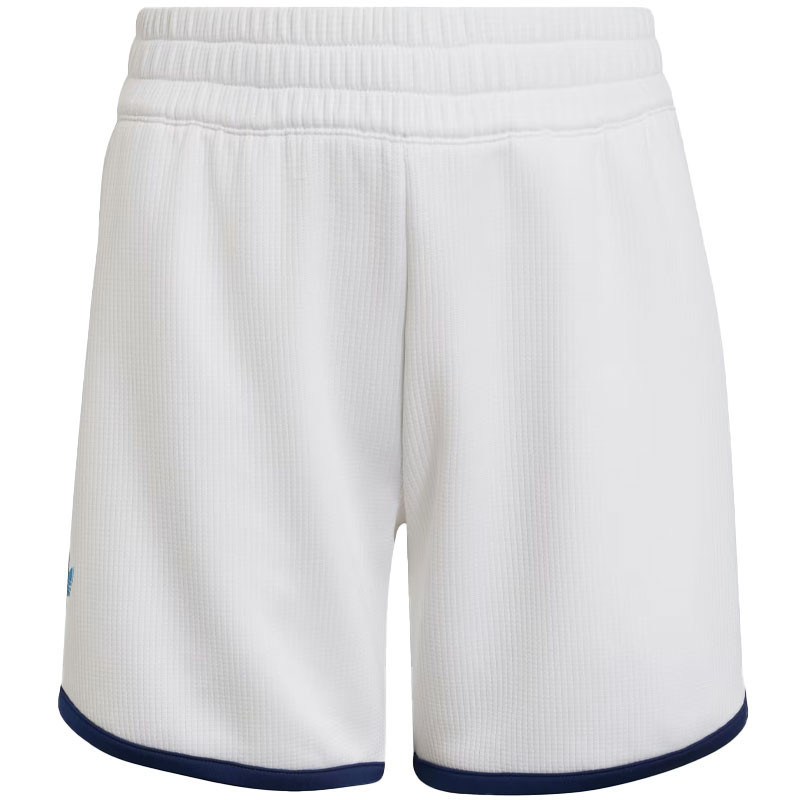 Short de tennis enfant Adidas Climacool Classics junior blanc-bleu