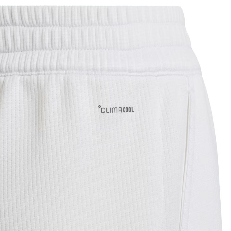 Short de tennis enfant Adidas Climacool Classics junior blanc-bleu