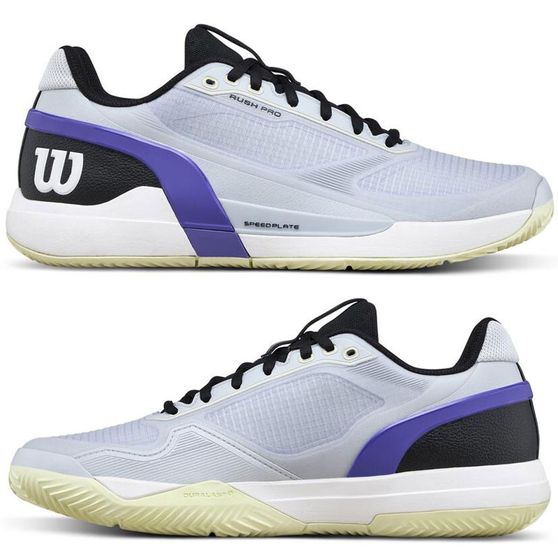 Chaussures tennis homme Wilson Rush Pro 5 Clay – Lavande et Violet