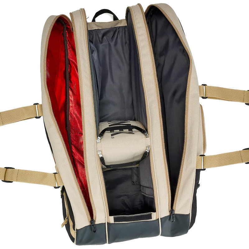 Yonex GearLogic Racquet Bag – Sac de tennis 9 raquettes Beige-Noir