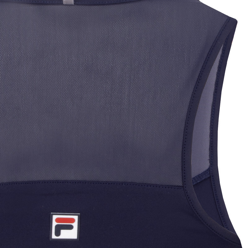 Robe de tennis Fila Franja femme bleu marine - Performance raffinée