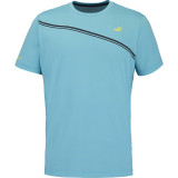 Tee-shirt de tennis Babolat Crew Neck Compete bleu pour homme