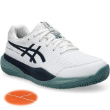 Asics Gel Resolution X Clay junior blanc et vert