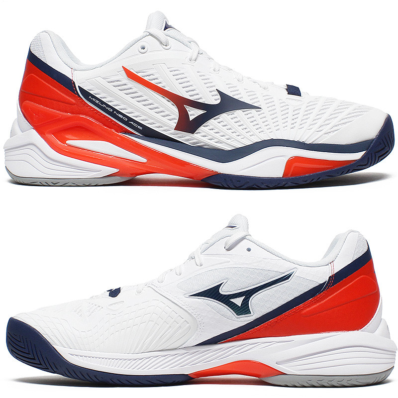Mizuno Wave Exceed Tour 7 AC Blanc/Bleu/Rouge – Chaussure homme