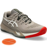Asics Gel-Resolution X Clay marron - Chaussure tennis homme terre battue