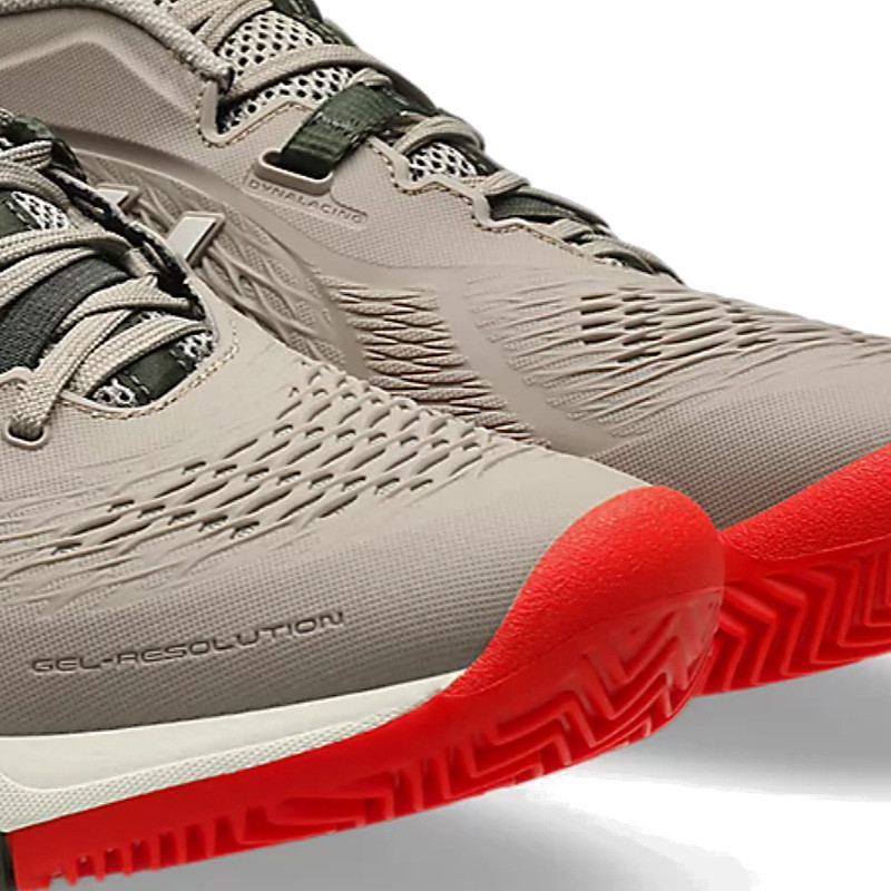 Asics Gel-Resolution X Clay marron - Chaussure tennis homme terre battue