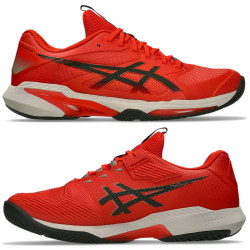 Asics Solution Speed FF 4 AC Chaussure tennis homme Orange Blanc