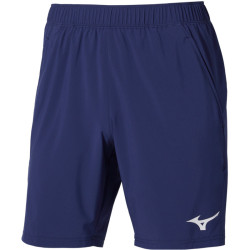 Short de Tennis Homme Mizuno Flex Short 8in - Bleu Beacon