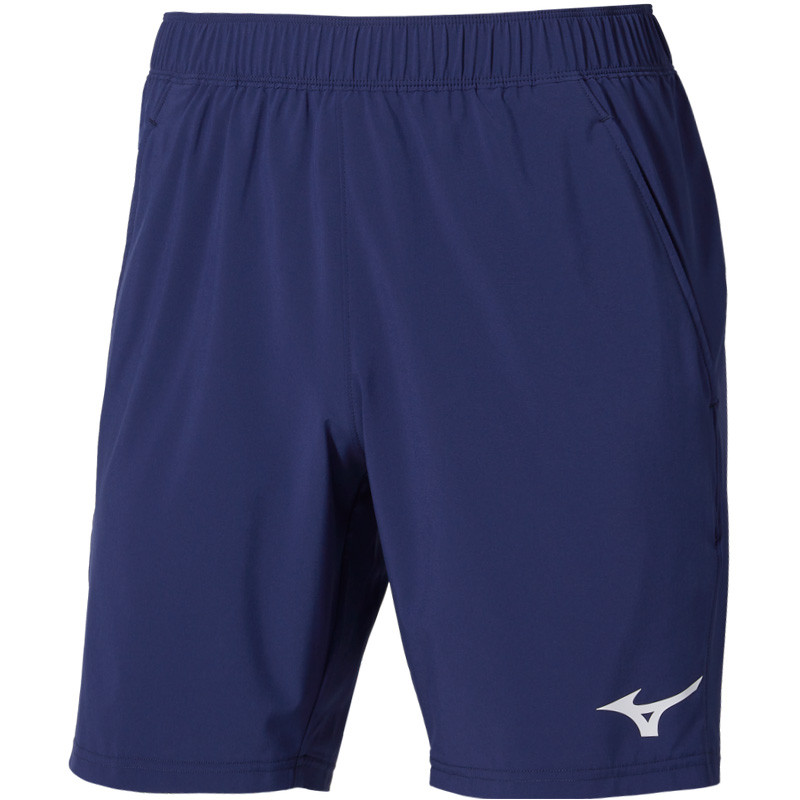 Short de Tennis Homme Mizuno Flex Short 8in - Bleu Beacon