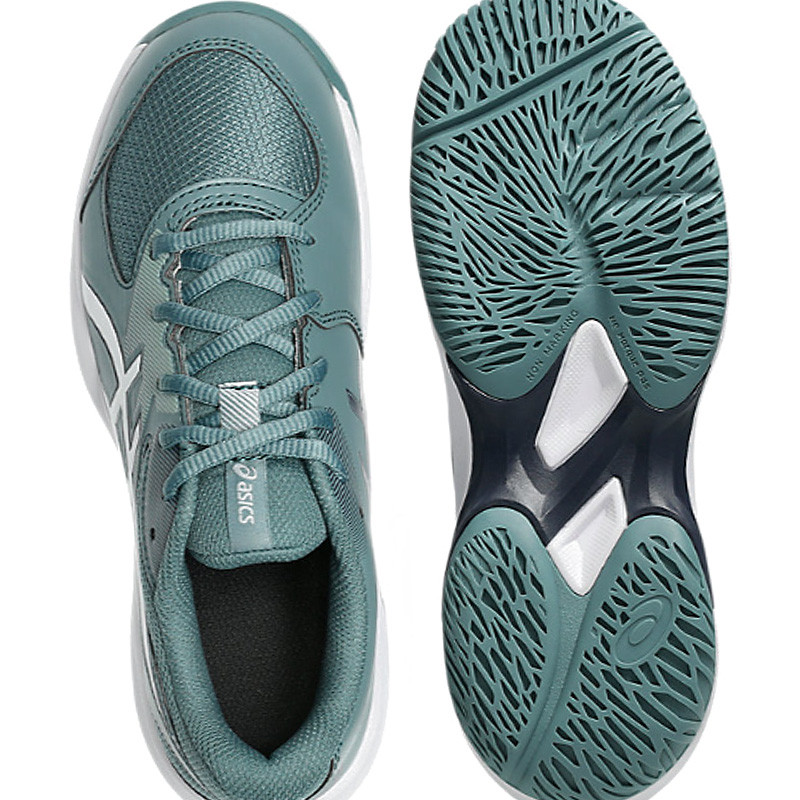 Asics Gel Game GS verte - Chaussure enfant tennis régulier