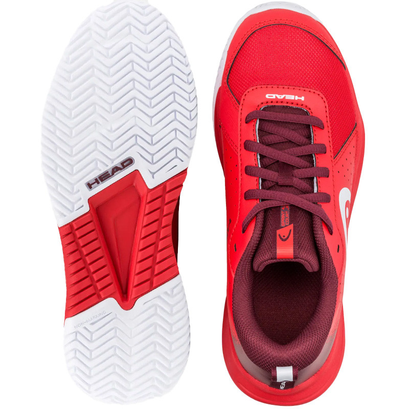 Head Sprint Court 4.0 Junior Chaussure tennis enfant Rouge
