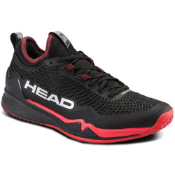 Head Endure Pro - Chaussure tennis homme All Court Noir et Rouge