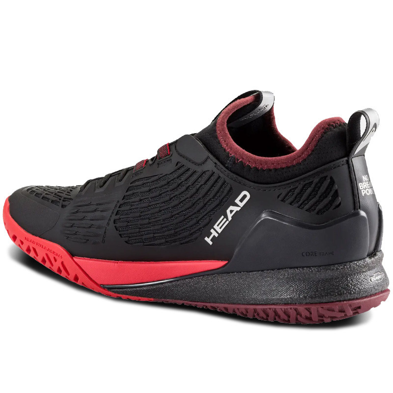 Head Endure Pro - Chaussure tennis homme All Court Noir et Rouge