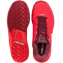 Head Revolt Pro 5.0 Junior - Chaussure tennis enfant All Court Rouge