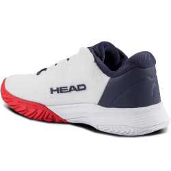 Head Revolt Pro 5.0 Junior - Chaussure tennis enfant Blanc Rouge Marine