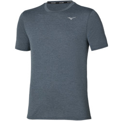 Tee-shirt de sport homme Mizuno Core Impulse Short Sleeve gris foncé
