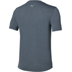 Tee-shirt de sport homme Mizuno Core Impulse Short Sleeve gris foncé