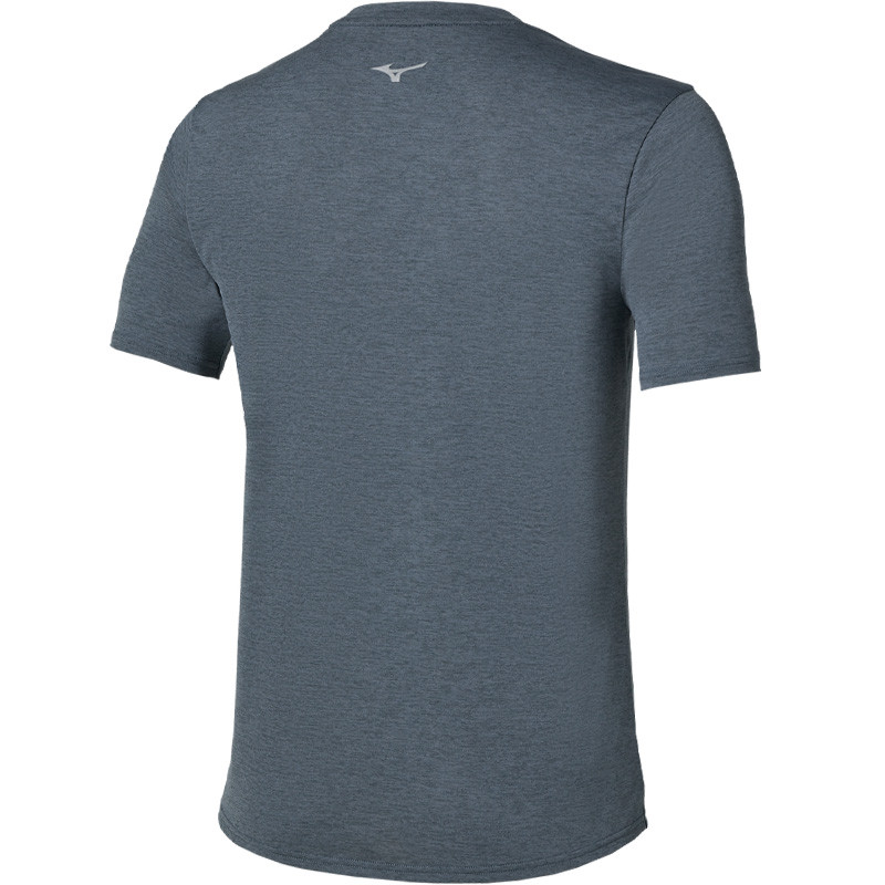 Tee-shirt de sport homme Mizuno Core Impulse Short Sleeve gris foncé