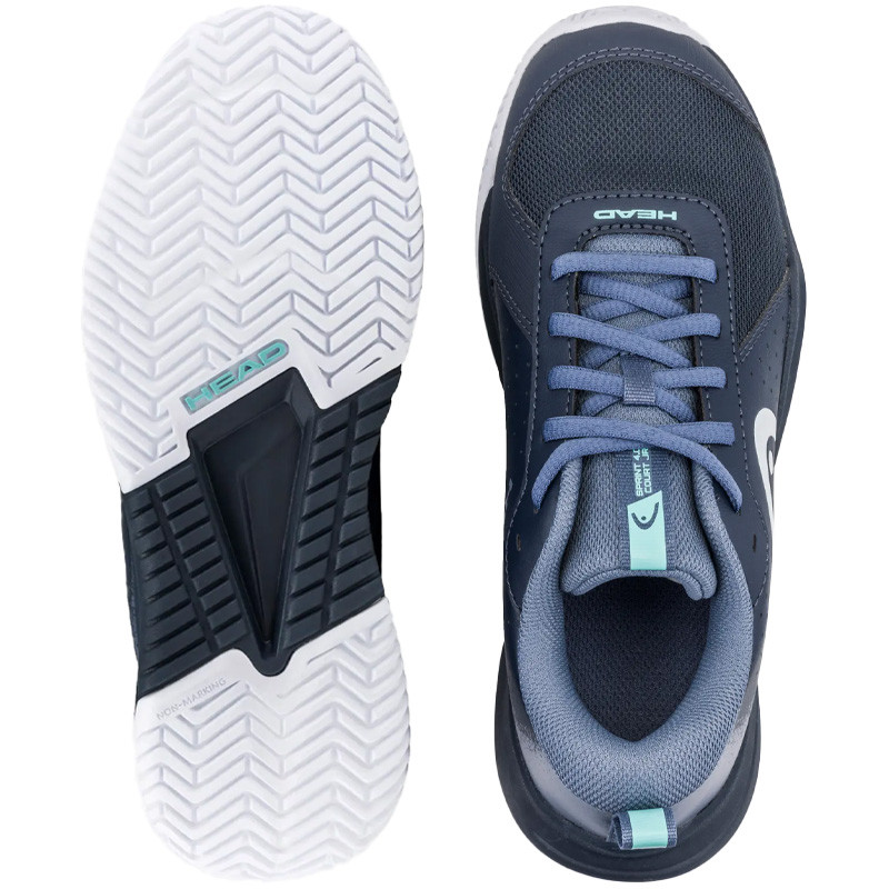 Head Sprint Court 4.0 Junior - Chaussure de tennis enfant bleu foncé