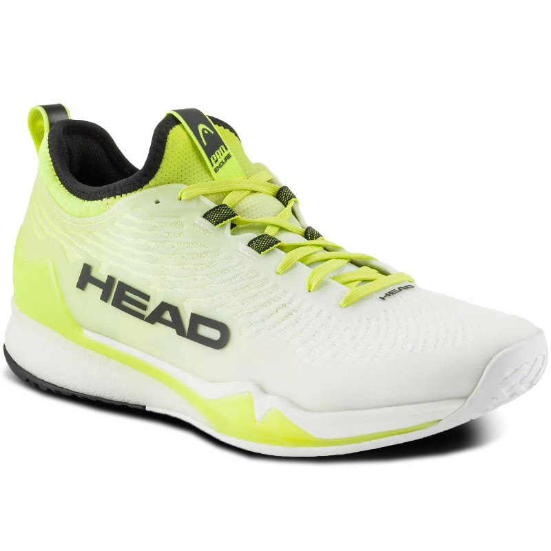 Head Endure Pro - Chaussure tennis homme All Court blanc et jaune fluo