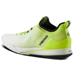 Head Endure Pro - Chaussure tennis homme All Court blanc et jaune fluo