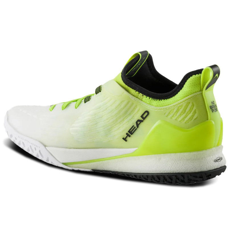 Head Endure Pro - Chaussure tennis homme All Court blanc et jaune fluo