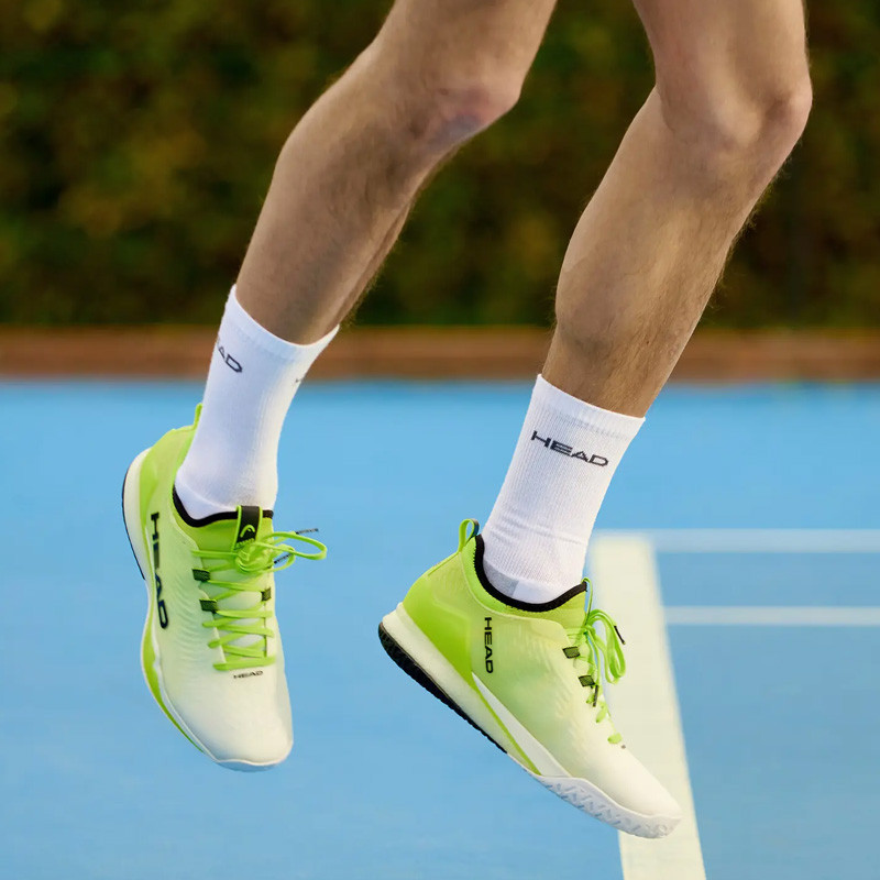 Head Endure Pro - Chaussure tennis homme All Court blanc et jaune fluo