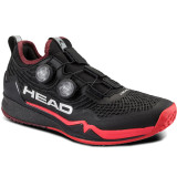 Head Endure Pro BOA - Chaussure tennis homme All Court Noir et Rouge