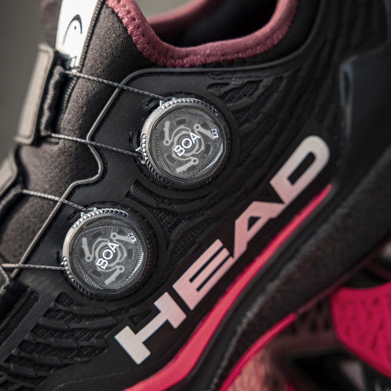 Head Endure Pro BOA - Chaussure tennis homme All Court Noir et Rouge
