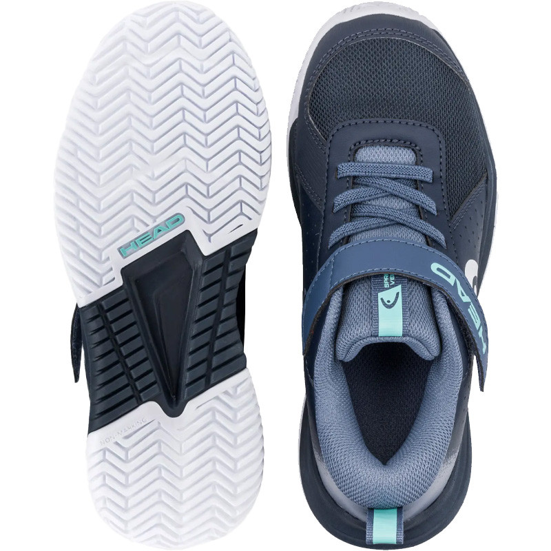 Head Sprint Velcro 4.0 bleu marine - Chaussure tennis à scratch enfant