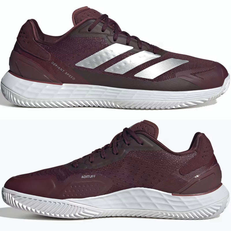 Adidas Defiant Speed 2 Clay - Chaussure tennis homme Terre Battue Bordeaux