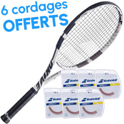 Raquette de Tennis Babolat Pure Drive Wimbledon - 6 Cordages OFFERTS