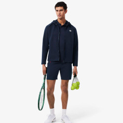 Sweat zippé à capuche Lacoste Équipe de France Tennis, Coloris marine
