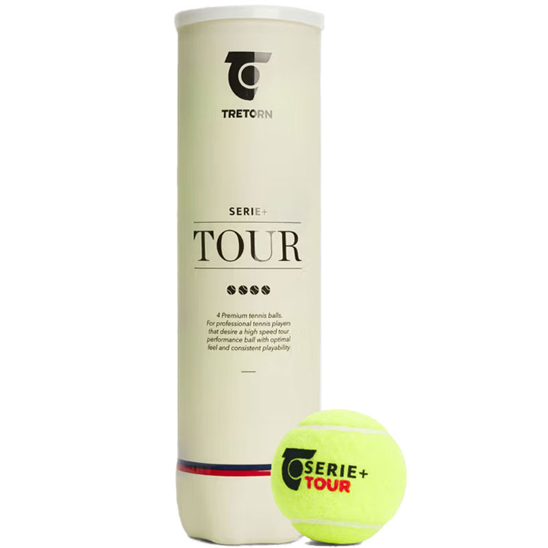 Balles de tennis Tretorn Serie + Tour - Tube de 4 balles